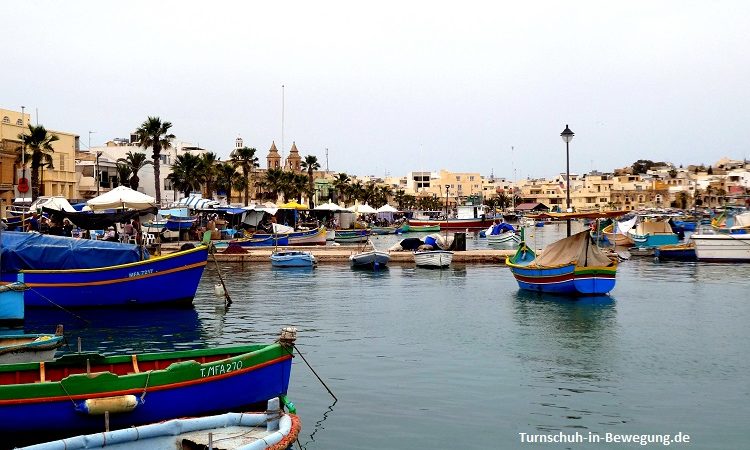 Marsaxlokk Markt Malta Fischerboot